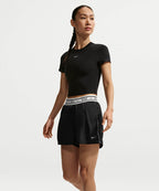 NIKE NIKE Sportswear Loose Fit Mid-Rise Satin Shorts - Black