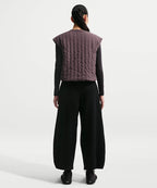 NIKE NIKE Pants High Waist Wide Leg - Black: Dark Smoke Gray