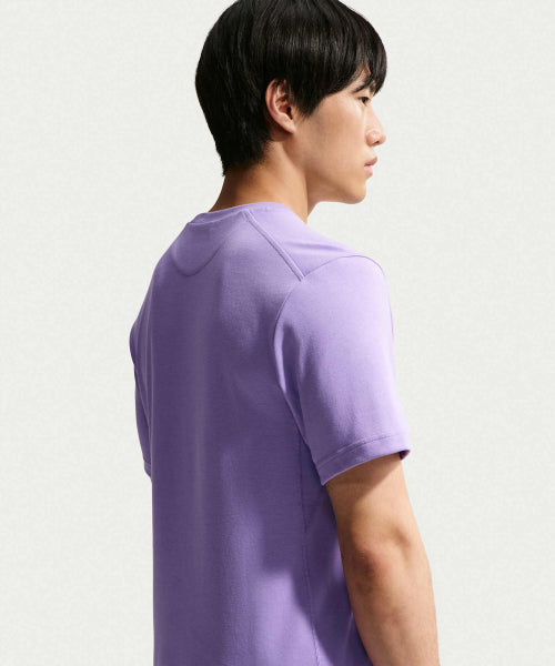 NIKE NIKE T-Shirt M - Space Purple:Light Liquid Lime