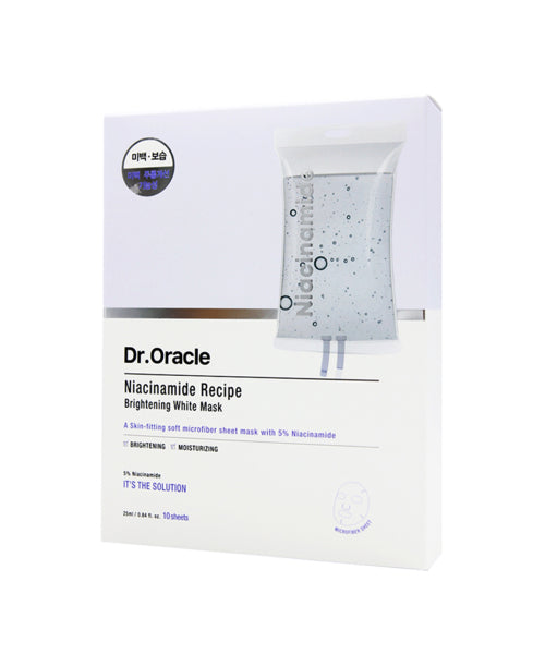 DR.ORACLE DR.ORACLE Niacinamide Recipe Radiance White Mask (20 sheets)