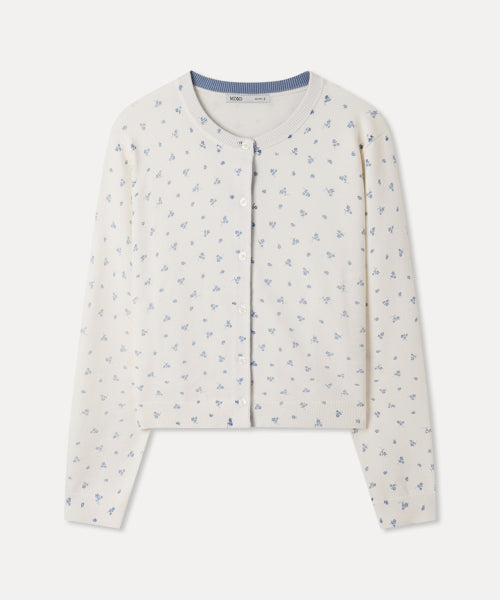 MIXXO MIXXO Cardigan Small Flower Pattern