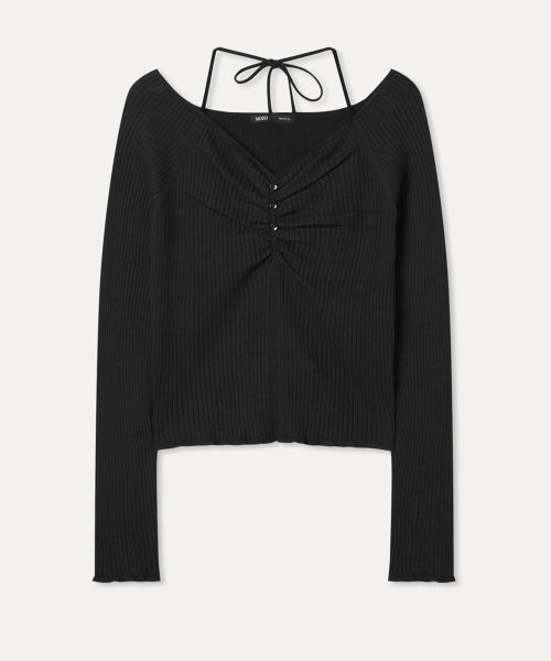 MIXXO MIXXO Shirring Point Pullover Women