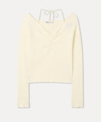 MIXXO MIXXO Shirring Point Pullover Women