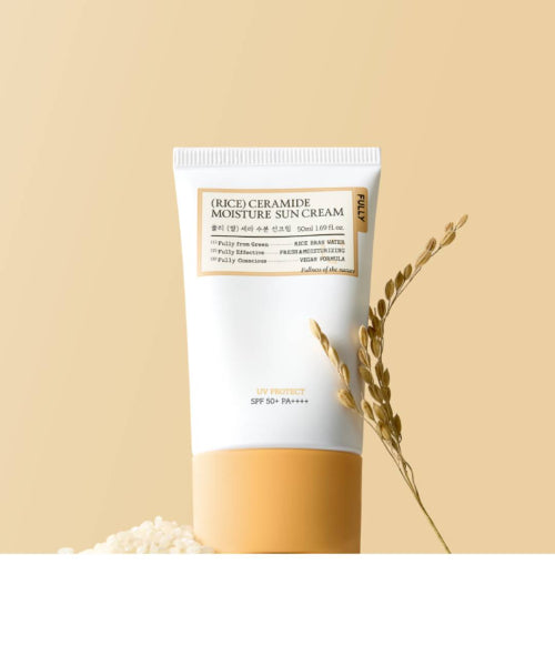 FULLY FULLY Rice Sera Sun Cream SPF 50 (50ml) + Vitamin B12 Tone-Up Sun Cream (50ml)