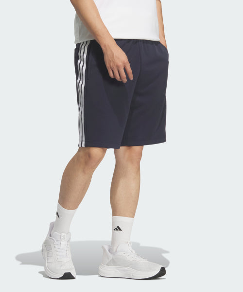 ADIDAS ADIDAS 3-Stripe Regular Fit Double Knit Shorts