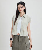 MIXXO MIXXO Shirt Roll-Up Short Sleeves S