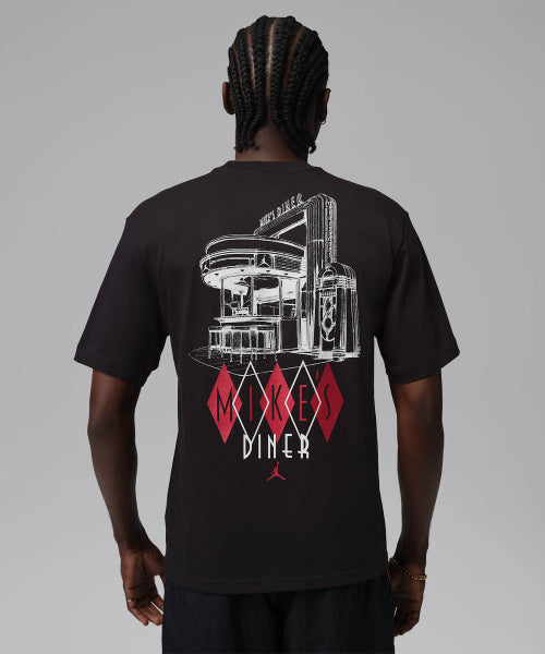 NIKE Nike Jordan T-Shirt M - Black:White:University Red