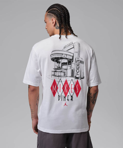 NIKE NIKE Jordan T-Shirt M - White:Black:University Red