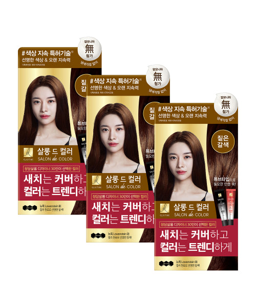 ELASTINE [Select option] Salon de Color hair dye 100g x 3
