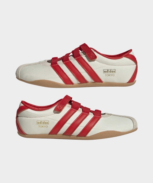 ADIDAS ADIDAS Sneakers Cream White: Red