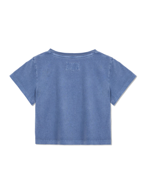MATIN KIM MATIN KIM Pigment Logo Crop Top