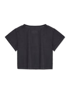 MATIN KIM MATIN KIM PIGMENT LOGO CROP TOP