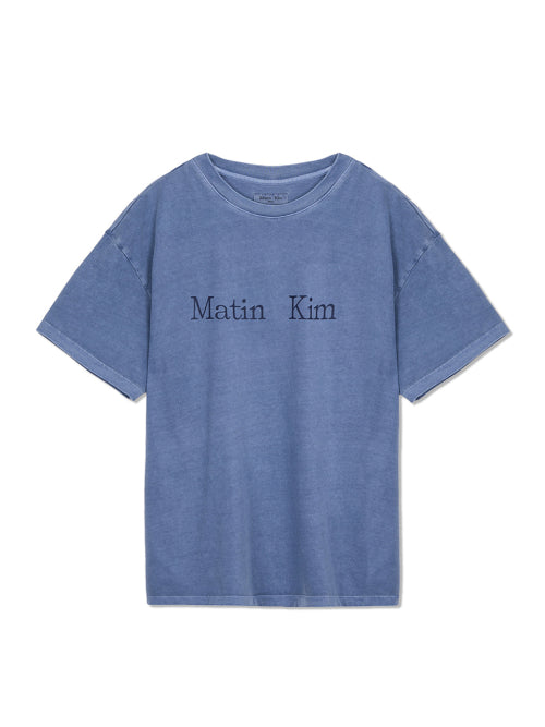 MATIN KIM MATIN KIM T-Shirt Powder Blue