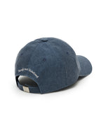 MATIN KIM MATIN KIM Mini Classic Logo Ball Cap in Smoke Blue
