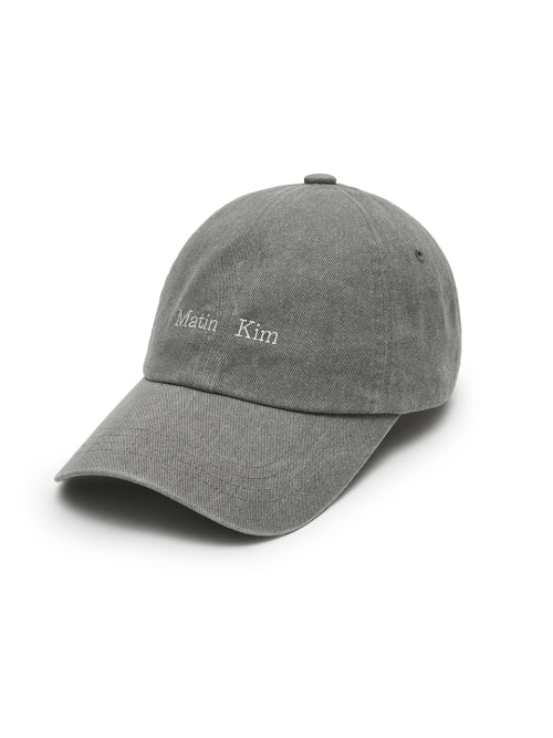 MATIN KIM MATIN KIM Mini Classic Logo Ball Cap in Light Khaki