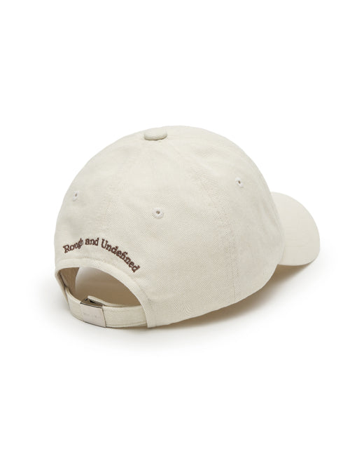 MATIN KIM MATIN KIM Mini Classic Logo Ball Cap in Cream