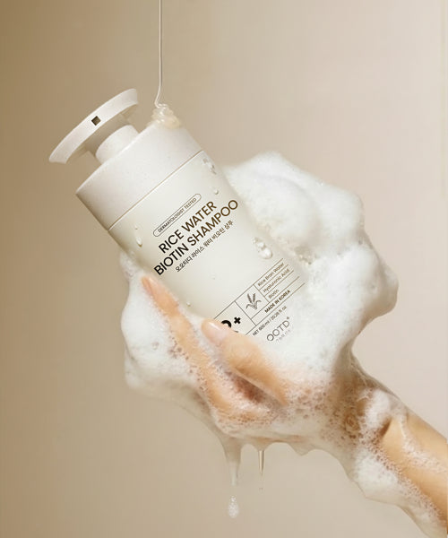 OOTD BEAUTY Rice Water Biotin Shampoo 600ml