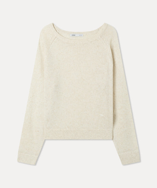 MIXXO MIXXO Knitwear Linen Long-Sleeved Top S