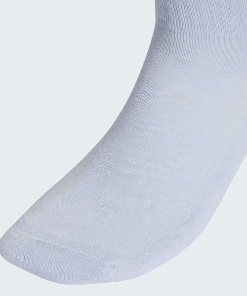 ADIDAS ADIDAS 3-Stripe Knee Socks 2P - White