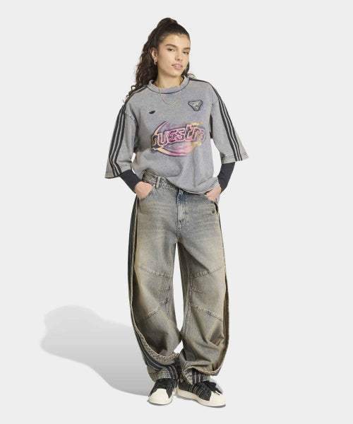 ADIDAS ADIDAS Adelenium Season 5 Denim Pants - Chalky Brown