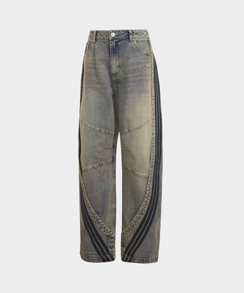 ADIDAS ADIDAS Adelenium Season 5 Denim Pants - Chalky Brown