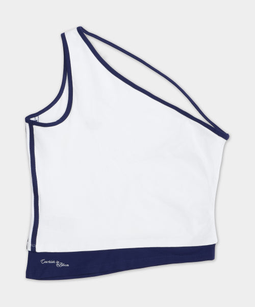 ADIDAS ADIDAS Tank One Shoulder Top - White: Night Sky