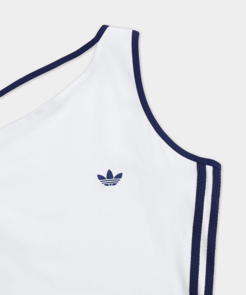 ADIDAS ADIDAS Tank One Shoulder Top - White: Night Sky