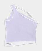 ADIDAS ADIDAS Tank One Shoulder Top - Lilac:White