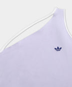 ADIDAS ADIDAS Tank One Shoulder Top - Lilac:White