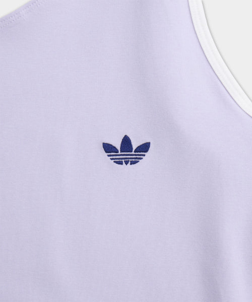 ADIDAS ADIDAS Tank One Shoulder Top - Lilac:White