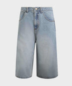 ADIDAS ADIDAS Denim Short Pants - Indigo Denim
