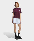 ADIDAS ADIDAS 3-Stripe Sprinter Short Pants - Clear Sky:Maroon