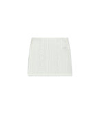 MATIN KIM MATIN KIM MESH LOGO WRAP MINI SKIRT