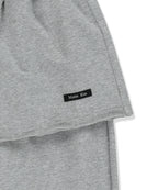 MATIN KIM MATIN KIM Layered Skirt Jersey Pants in Grey