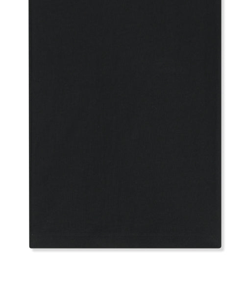 MATIN KIM MATIN KIM Layered Skirt Jersey Pants in Black