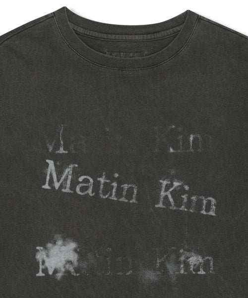 MATIN KIM MATIN KIM T-Shirt Charcoal