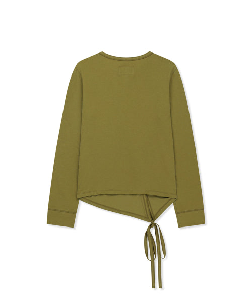 MATIN KIM MATIN KIM T-Shirt Asymmetric Button Closure