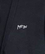 MATIN KIM MATIN KIM STRING DETAIL KNIT CARDIGAN in Dark Navy