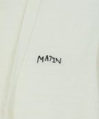 MATIN KIM MATIN KIM STRING DETAIL KNIT CARDIGAN in Cream