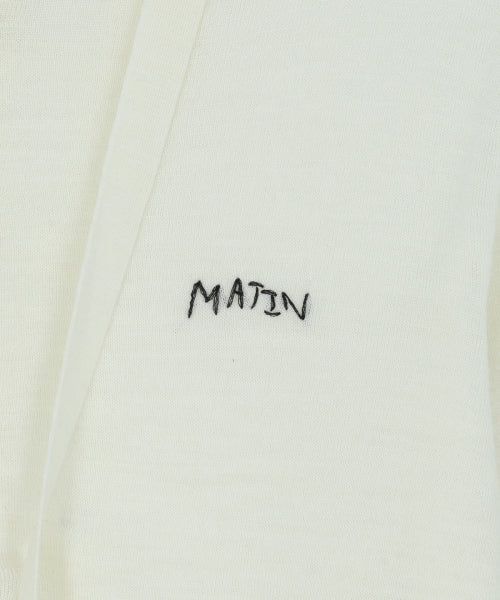MATIN KIM MATIN KIM STRING DETAIL KNIT CARDIGAN in Cream