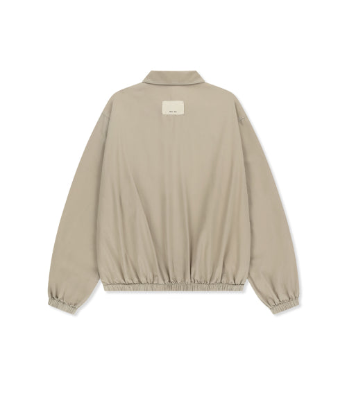 MATIN KIM MATIN KIM Small Logo Cotton Zip Up Jumper