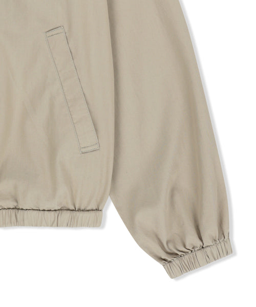 MATIN KIM MATIN KIM Small Logo Cotton Zip Up Jumper