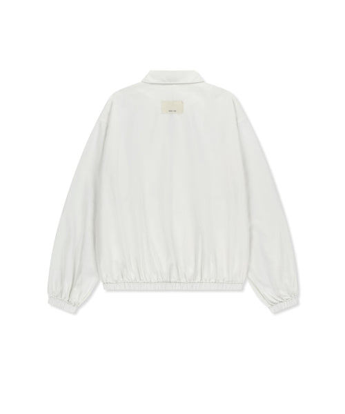 MATIN KIM MATIN KIM Small Logo Cotton Zip Up Jumper