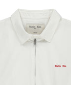 MATIN KIM MATIN KIM Small Logo Cotton Zip Up Jumper