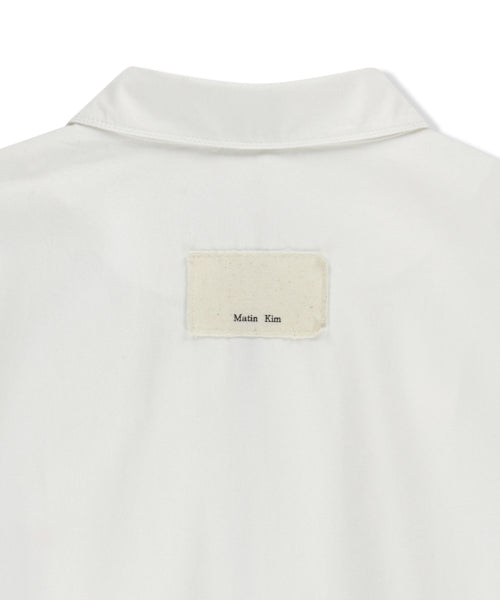 MATIN KIM MATIN KIM Small Logo Cotton Zip Up Jumper