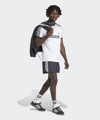 ADIDAS ADIDAS 3-Stripe Slim Ringer T-Shirt - White