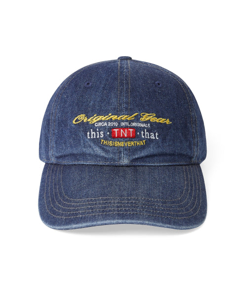 THISISNEVERTHAT THISISNEVERTHAT Original Gear Denim Cap Indigo