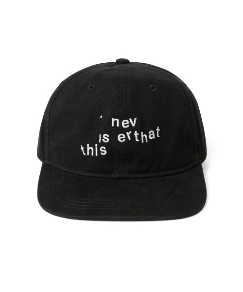 THISISNEVERTHAT THISISNEVERTHAT Broken Logo Cap Black