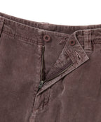 THISISNEVERTHAT THISISNEVERTHAT Overdyed Corduroy Cargo Short Burgundy
