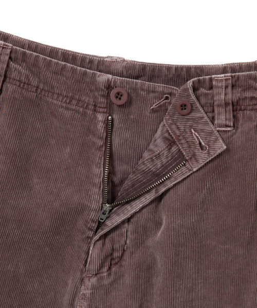 THISISNEVERTHAT THISISNEVERTHAT Overdyed Corduroy Cargo Short Burgundy
